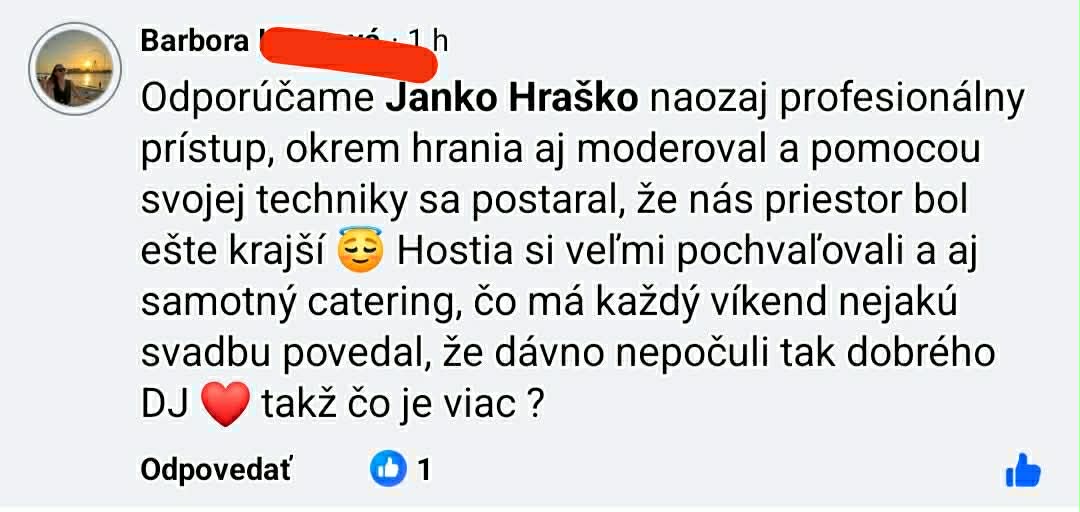 Správa od klienta 01