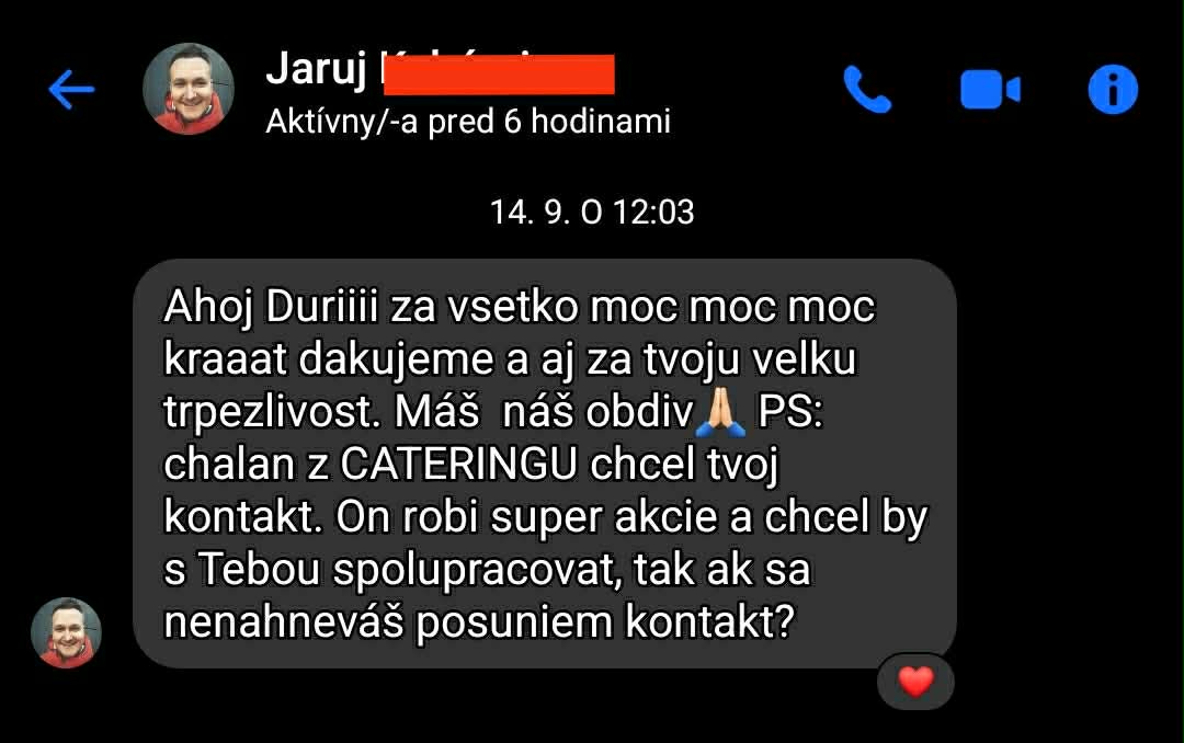 Správa od klienta 02