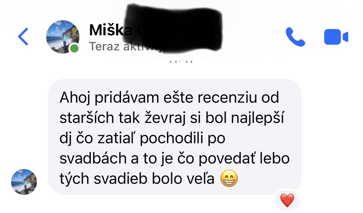 Správa od klienta 14